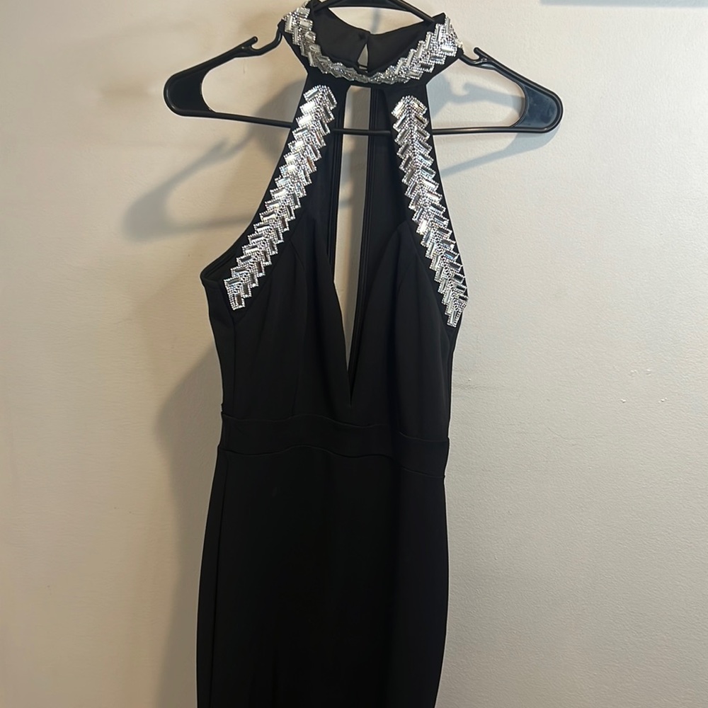 Black cocktail dress
